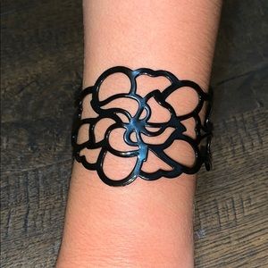 Lia Sophia flower cuff bracelet